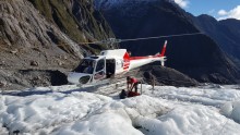 Heli-hike sur le glacier